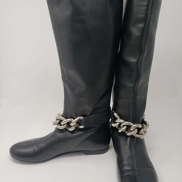 Giuseppe Zanotti Black Leather Calf Boots - Picture 6 of 14